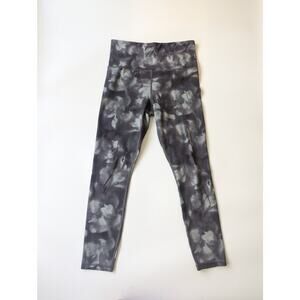 Athleta Elation Size Small Patterned Gray Black Leggings